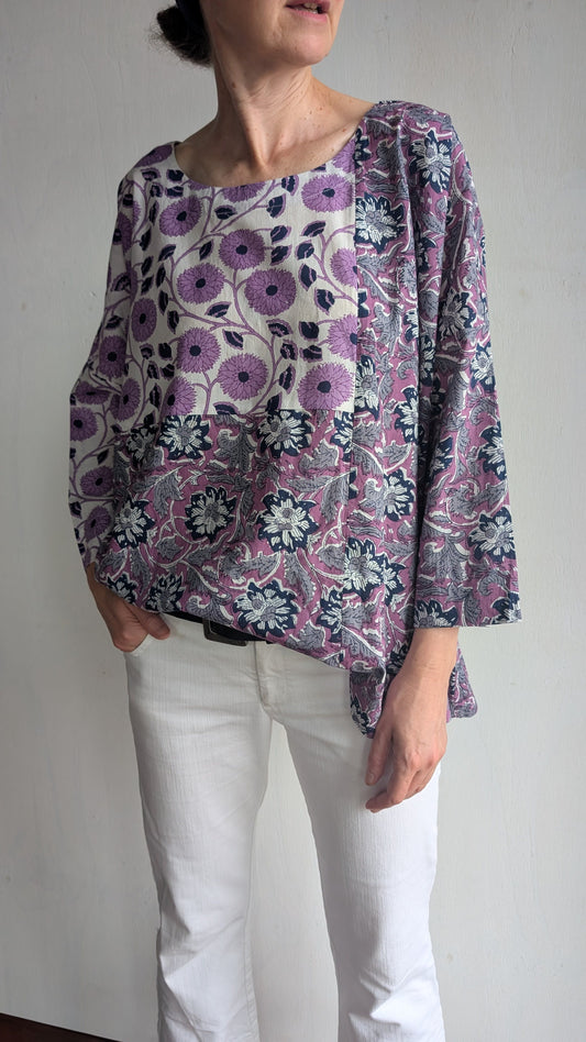 Brigid McLaughlin Ela Top Mixed Prints