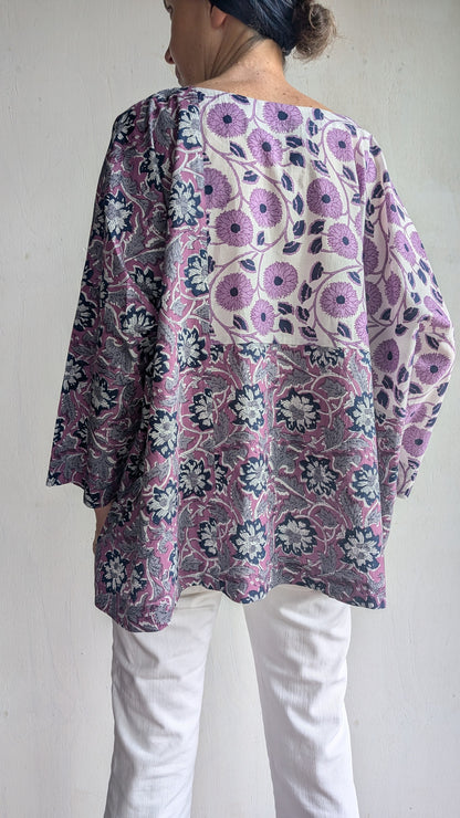 Brigid McLaughlin Ela Top Mixed Prints