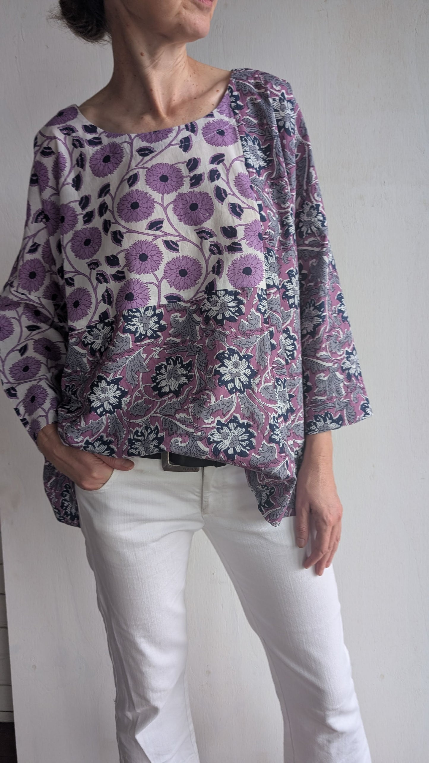 Brigid McLaughlin Ela Top Mixed Prints