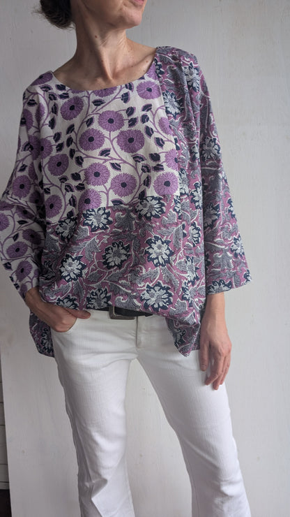 Brigid McLaughlin Ela Top Mixed Prints